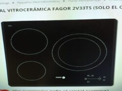 Placa vitroceramica fagor fpv3350sa 3 fuegos