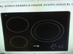 Placa vitroceramica fagor fpv3350sa con 3 zonas high-light